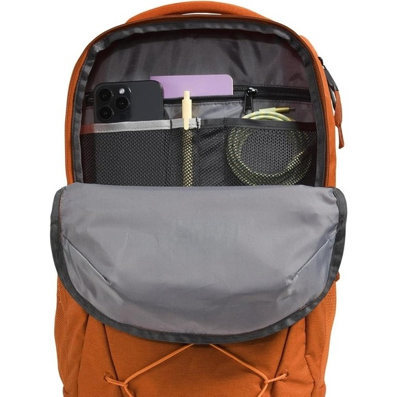 The North Face Jester Laptop Backpack Iron Bronze Dark Heather Orange One Size - Picture 3 of 15
